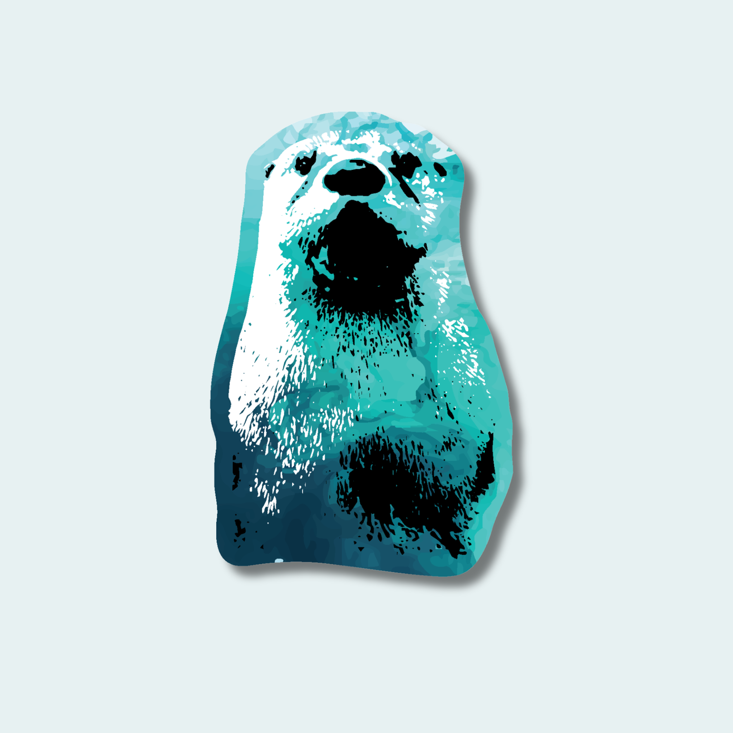 North American River Otter (Limited Edition for March) 4in Sticker