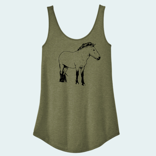 Przewalski's Horse (Limited Edition for July) Women's Tank