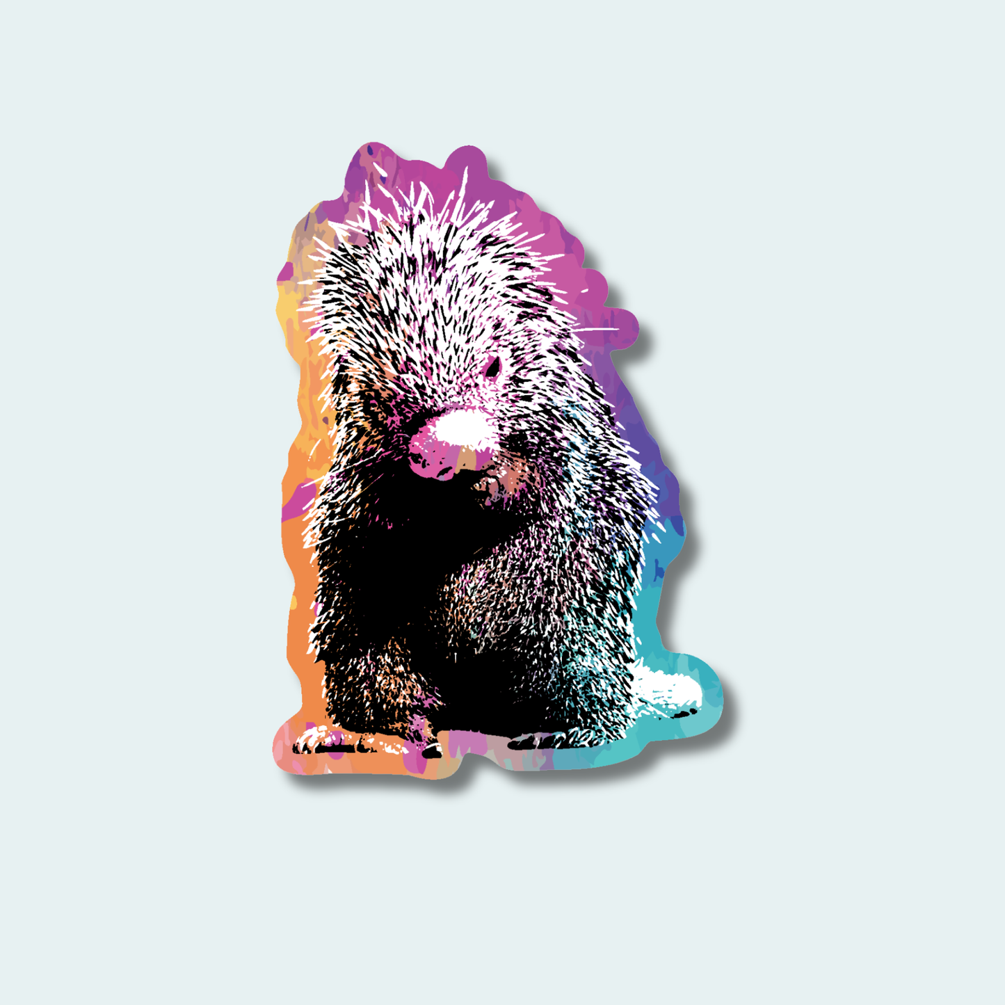 Prehensile-tailed Porcupine - 4in Sticker