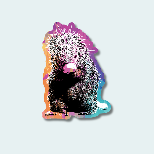 Prehensile-tailed Porcupine (Limited Edition for March) 4in Sticker