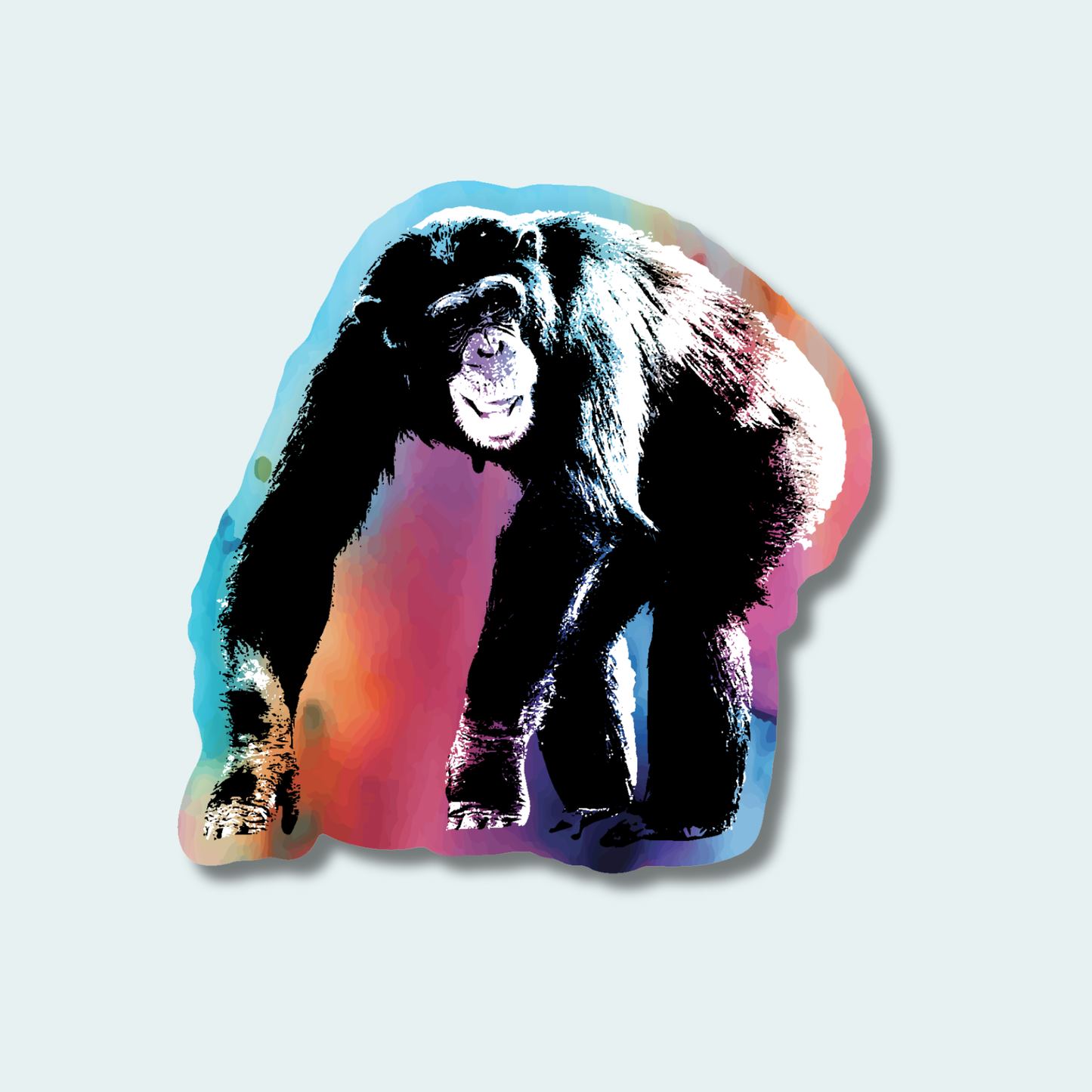 Chimpanzee - 4in Sticker