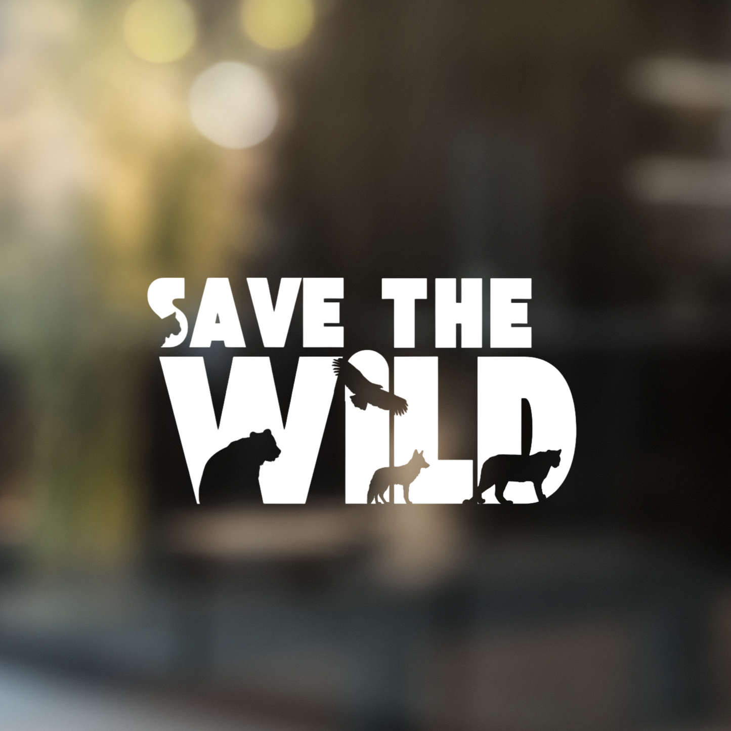 Save the Wild - Vinyl Decal (FUNDRAISER)