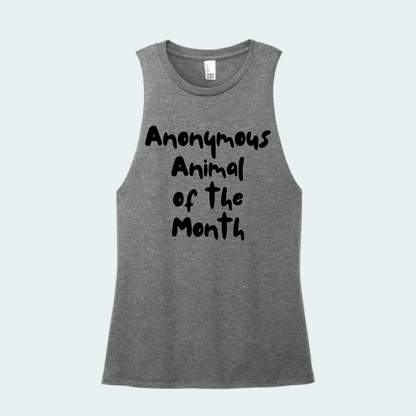 Anonymous Animal of the Month Women's Muscle Tank