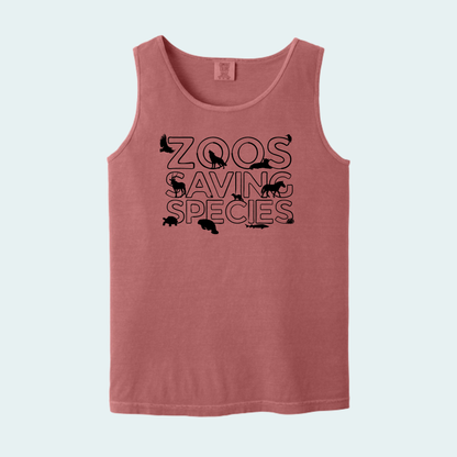 Zoo Saving Species (Limited Edition for June) Unisex Comfort Color Tank