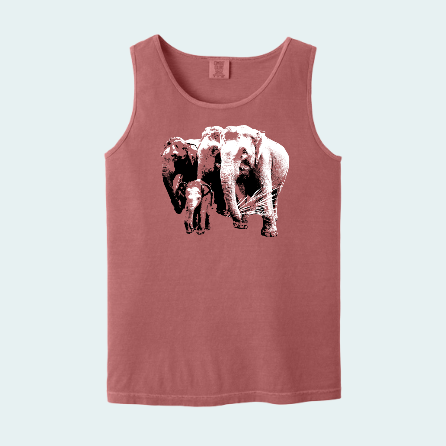 Asian Elephants Fundraiser (Limited Edition for June) Unisex Comfort Color Tank