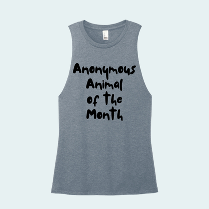 Anonymous Animal of the Month Women's Muscle Tank