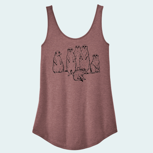 Meerkat Mob (Limited Edition for July) Women's Tank