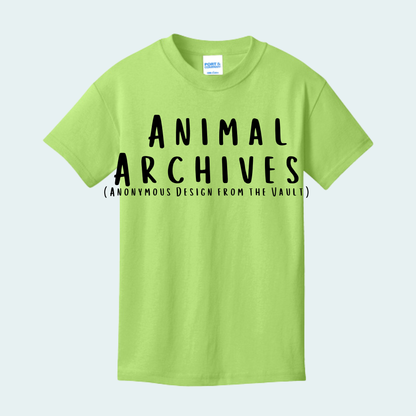 Animal Archives (Anonymous Design from the Vault) YOUTH Tee