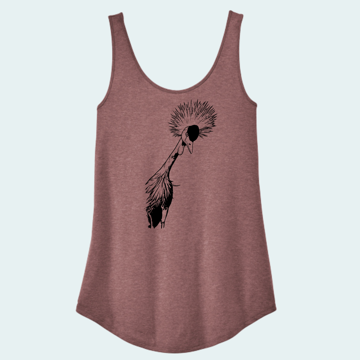 Grey Crowned Crane (Limited Edition for July) Women's Tank