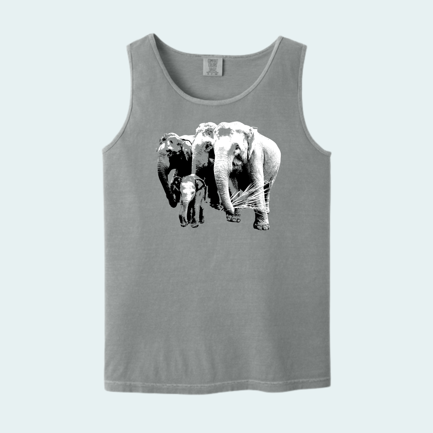 Asian Elephants Fundraiser (Limited Edition for June) Unisex Comfort Color Tank