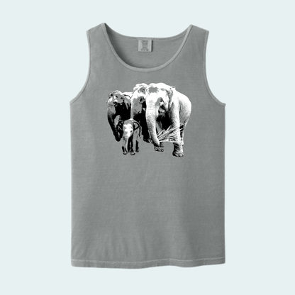 Asian Elephants Fundraiser (Limited Edition for June) Unisex Comfort Color Tank