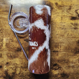 Giraffe Fur - find me where the wild things are - 20oz Tumbler (Made to Order)