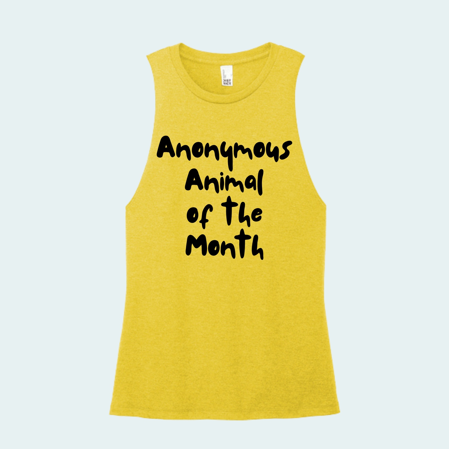 Anonymous Animal of the Month Women's Muscle Tank