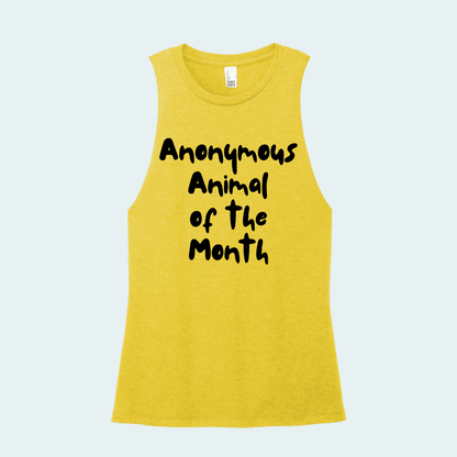 Anonymous Animal of the Month Women's Muscle Tank