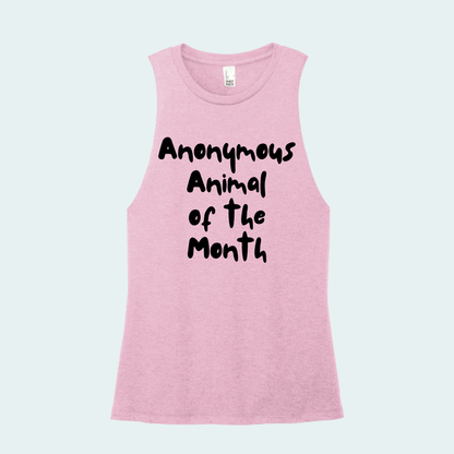 Anonymous Animal of the Month Women's Muscle Tank