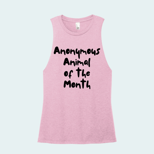 Anonymous Animal of the Month Women's Muscle Tank