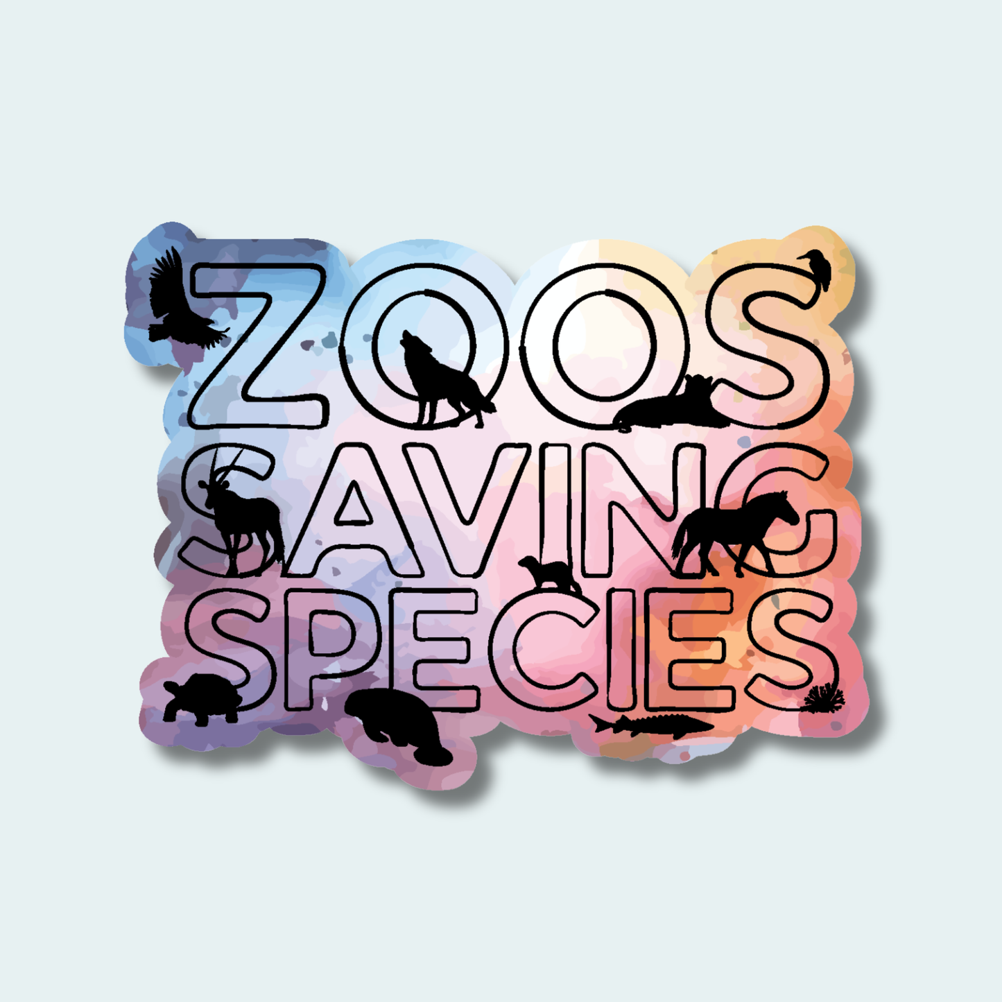 Zoo Saving Species (Limited Edition for June) 4in Sticker