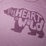 My Heart is Wild Bear - Unisex Tee (Made to Order)