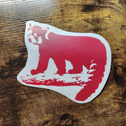 Red Panda on a Branch - Decal (Made to Order)