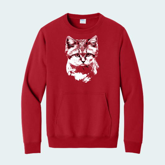 Sand Cat (Available March 17-20) Pocket Crewneck