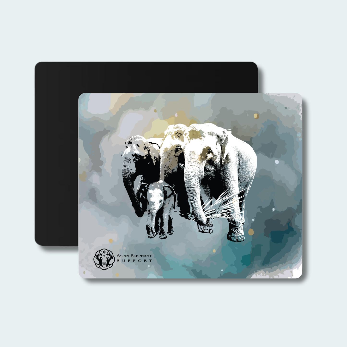 Asian Elephants Fundraiser (Limited Edition for June) Mouse pad