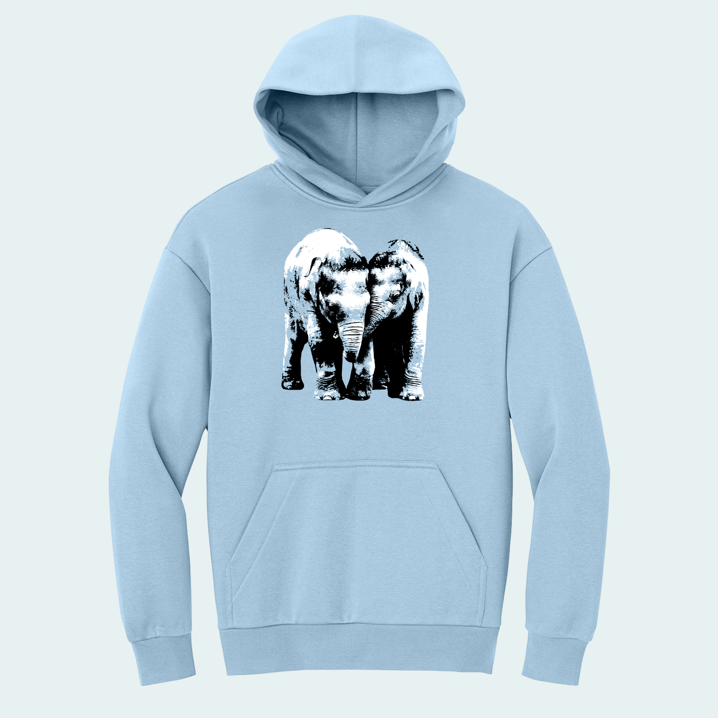 Baby Elephants (Limited Edition for January) Heavy Hoodie