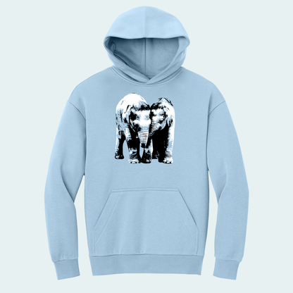 Baby Elephants (Limited Edition for January) Heavy Hoodie