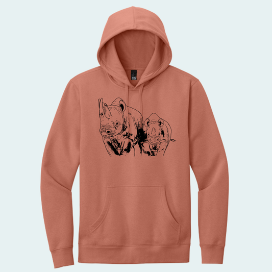 Rhino with Baby Fundraiser (Limited Edition for July) Hoodie