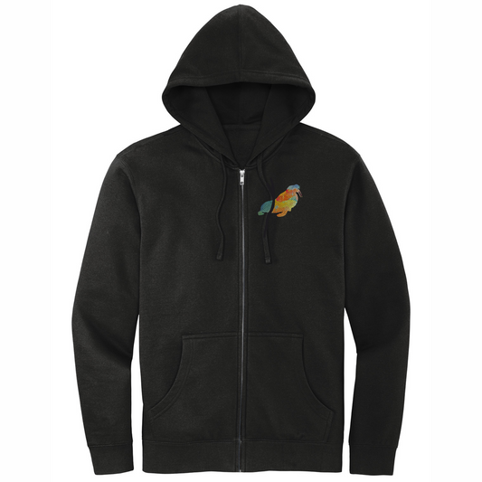 Walrus Rainbow Embroidery - Full Zip Jacket