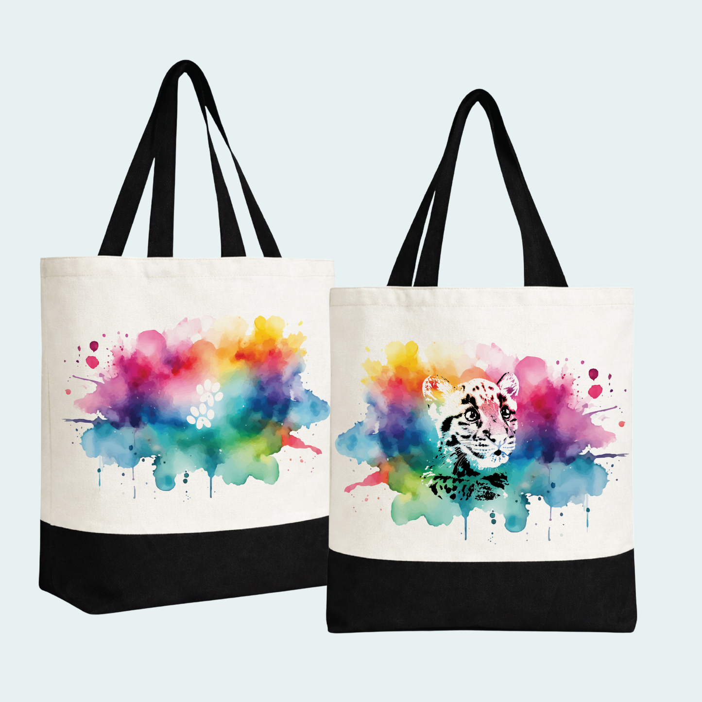 Clouded Leopard Cub (Limited Edition for January) Tote Bag