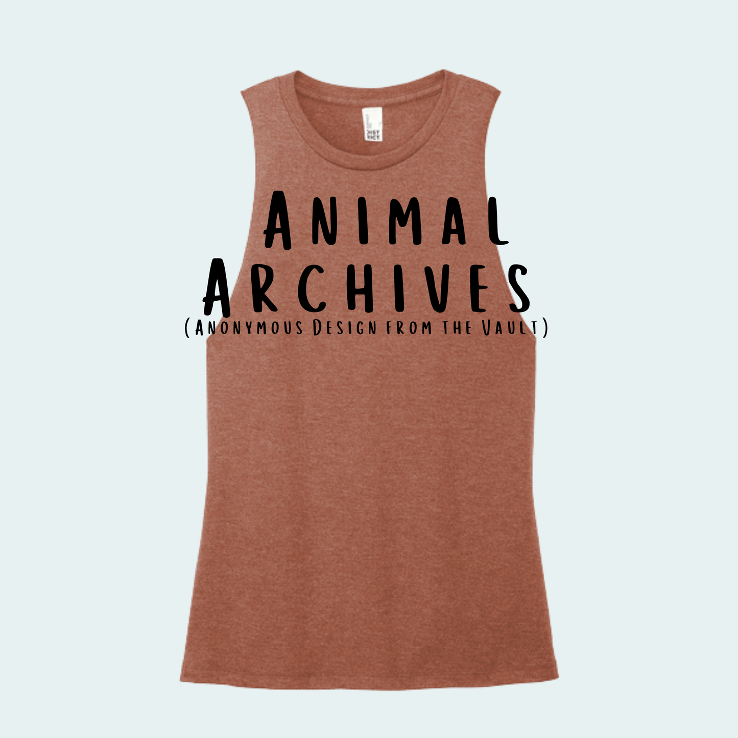 Animal Archives (Anonymous Design from the Vault) Women's Muscle Tank