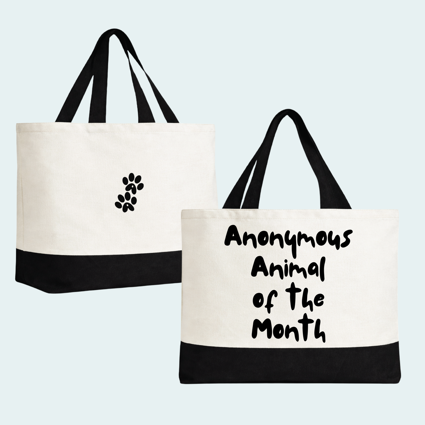 Anonymous Animal of the Month Tote Bag