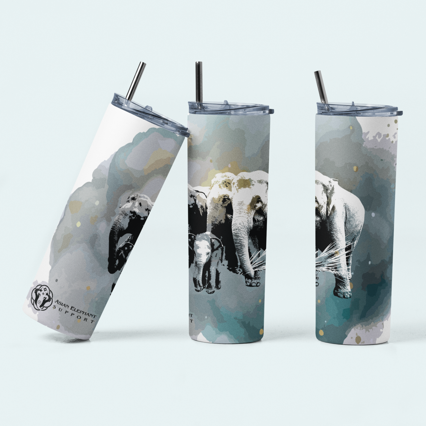 Asian Elephants Fundraiser (Limited Edition for June) 20oz Tumbler