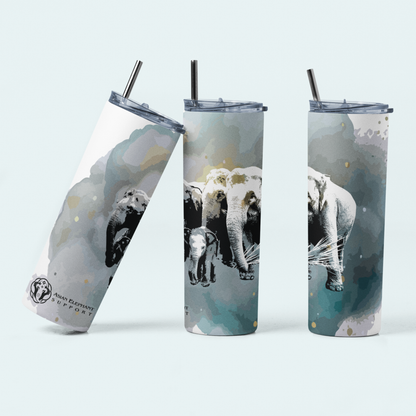 Asian Elephants Fundraiser (Limited Edition for June) 20oz Tumbler