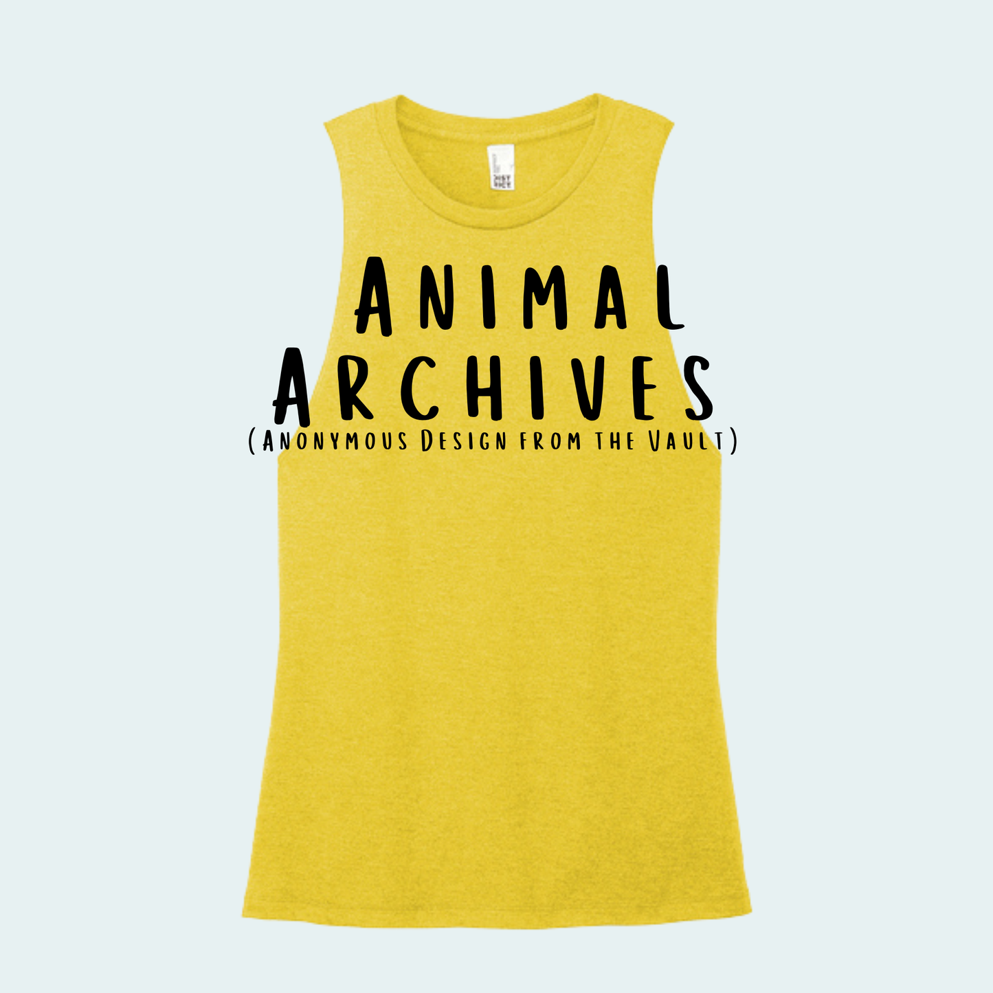 Animal Archives (Anonymous Design from the Vault) Women's Muscle Tank