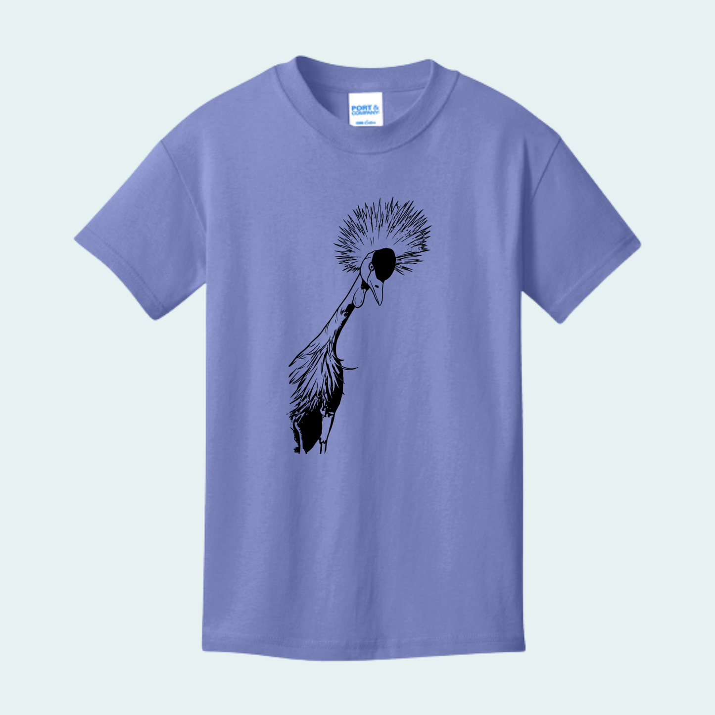 Grey Crowned Crane (Limited Edition for July) YOUTH Tee