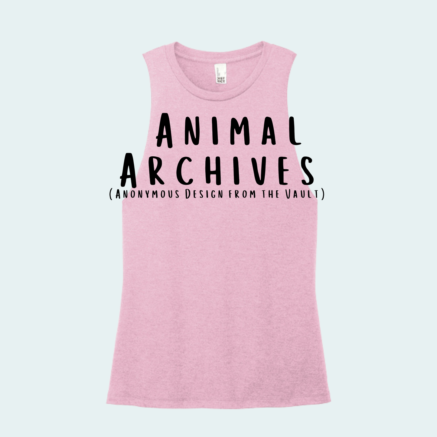 Animal Archives (Anonymous Design from the Vault) Women's Muscle Tank