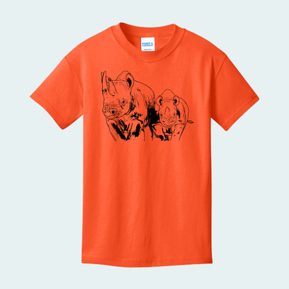 Rhino with Baby Fundraiser (Limited Edition for July) YOUTH Tee