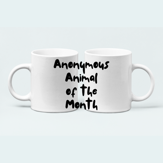 Anonymous Animal of the Month Mug