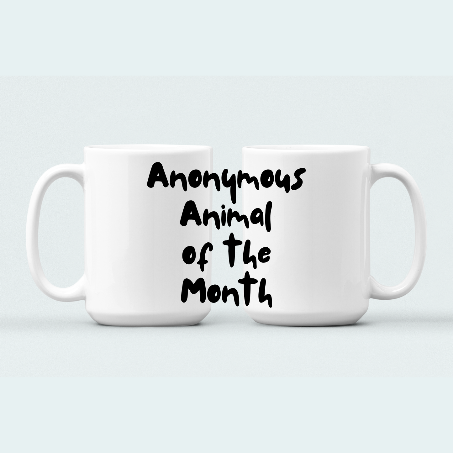 Anonymous Animal of the Month Mug