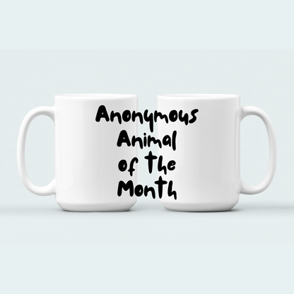 Anonymous Animal of the Month Mug
