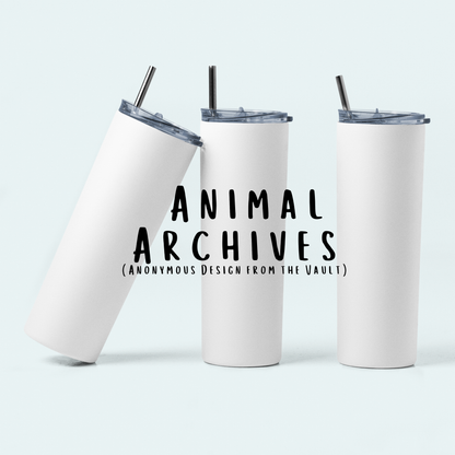 Animal Archives (Anonymous Design from the Vault) 20oz Tumbler