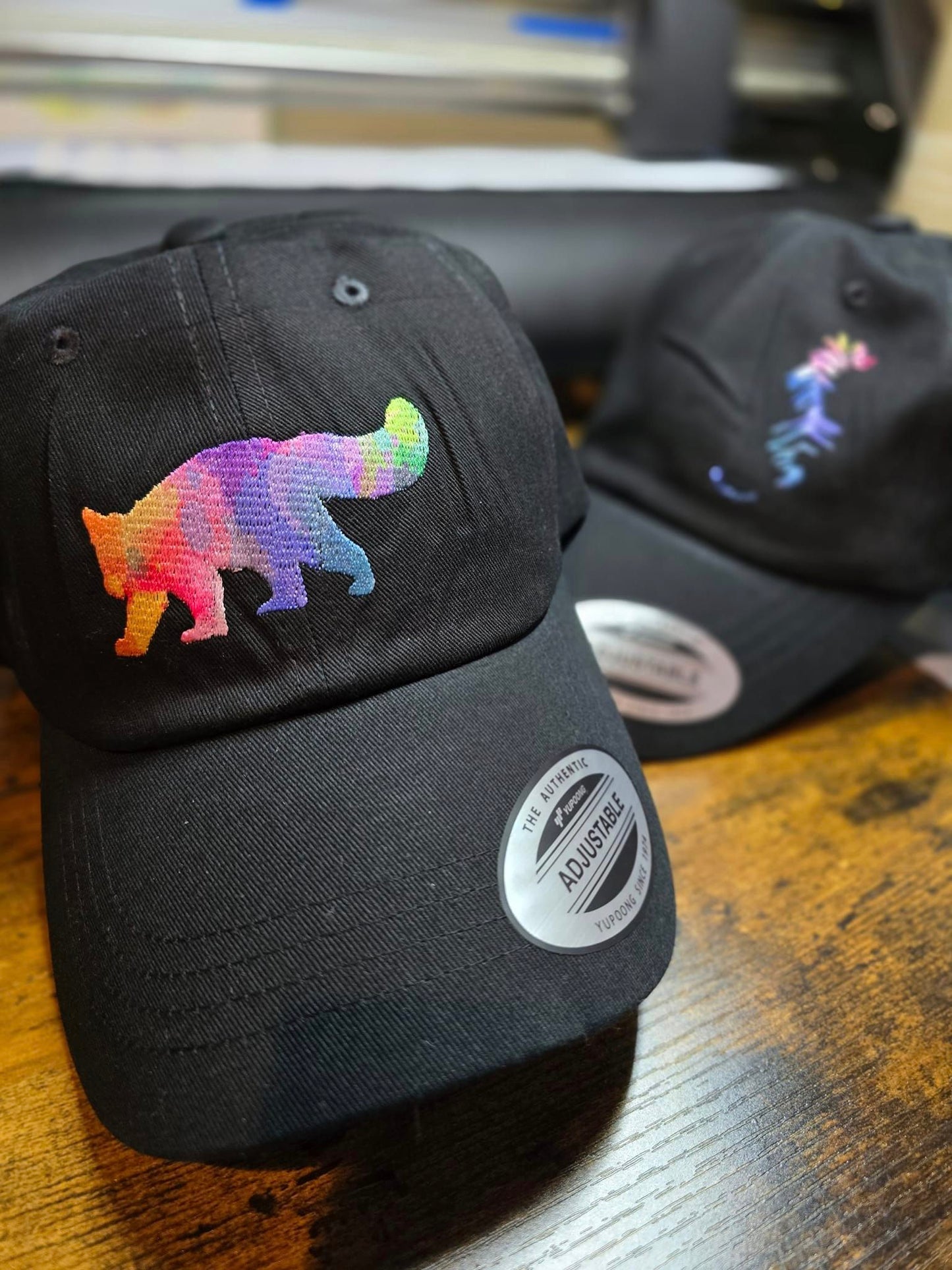 Red Panda Rainbow Embroidery - Hat