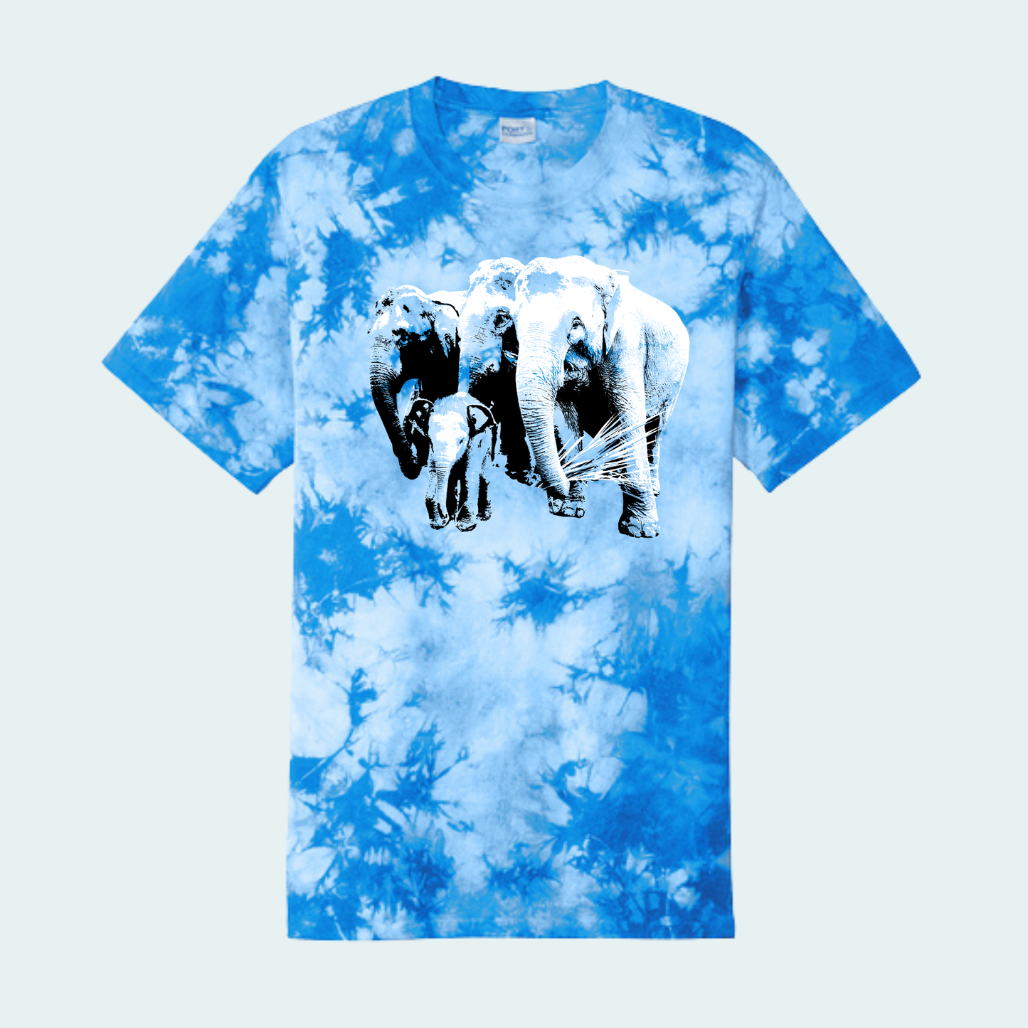 Asian Elephants Fundraiser (Limited Edition for June) Tie Dye Unisex Tee