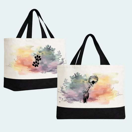 Grey Crowned Crane (Limited Edition for July) Tote Bag