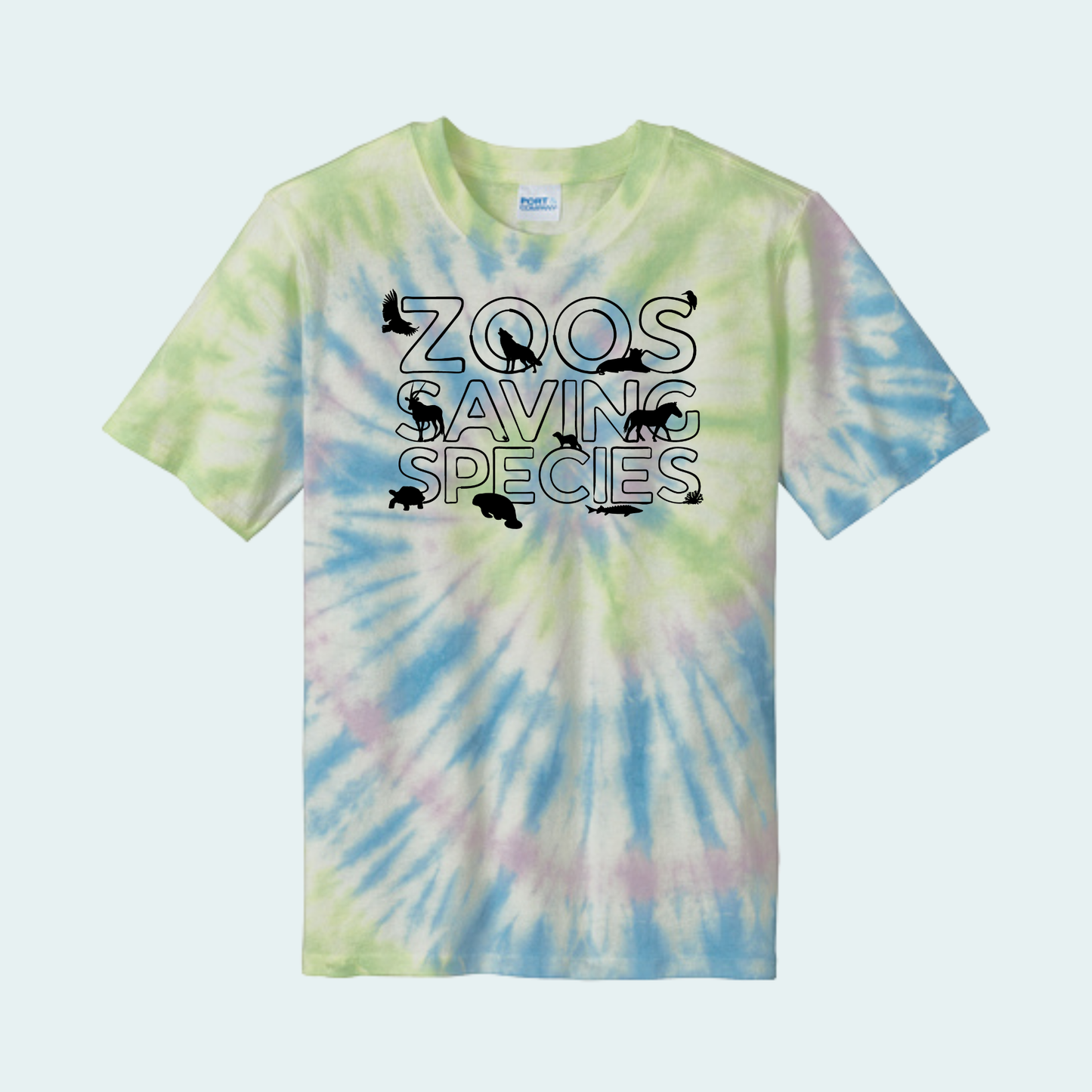 Zoo Saving Species (Limited Edition for June) Tie Dye YOUTH Tee