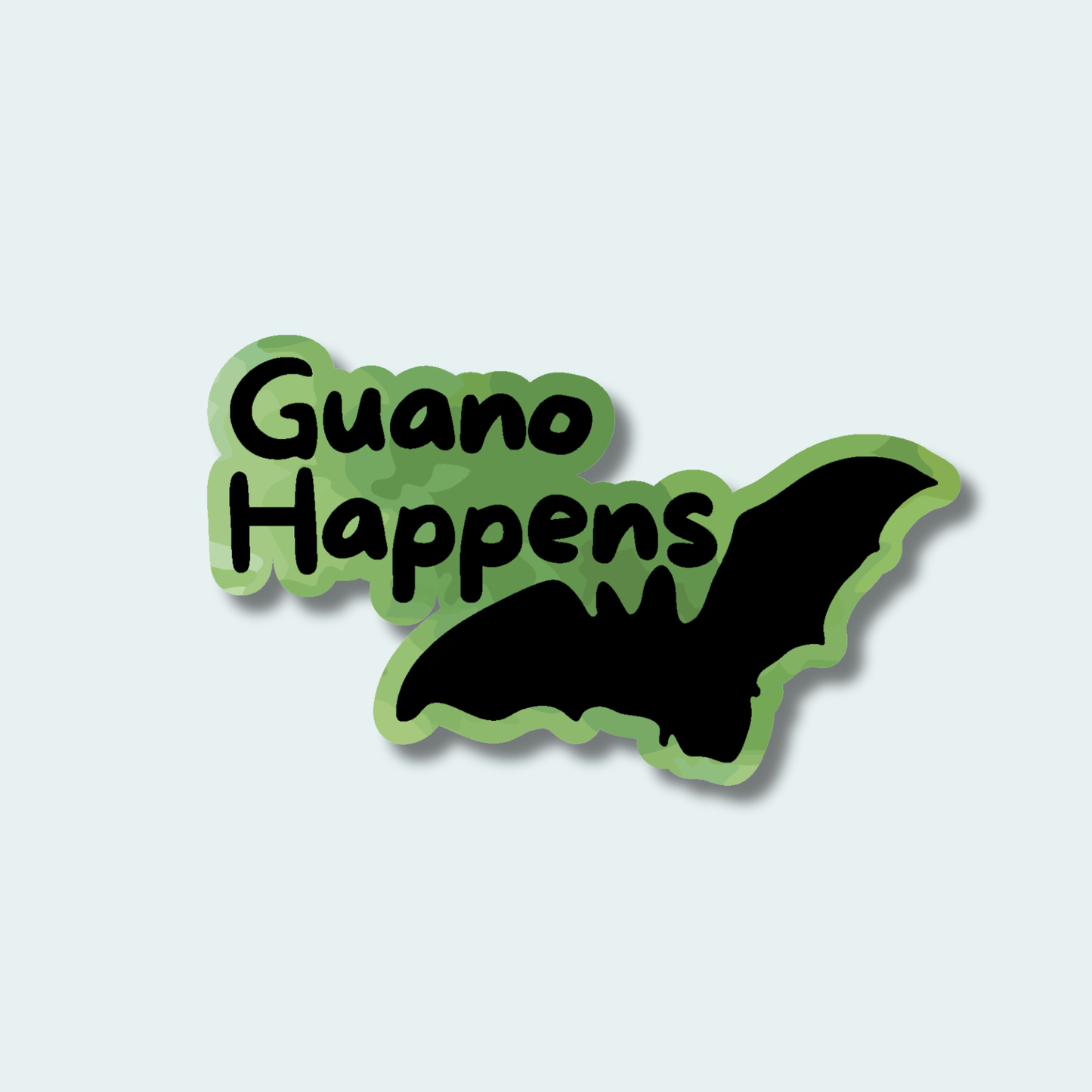 Guano Happens Bat - 4in Sticker