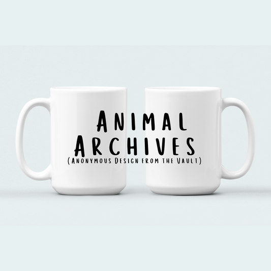 Animal Archives (Anonymous Design from the Vault) Mug