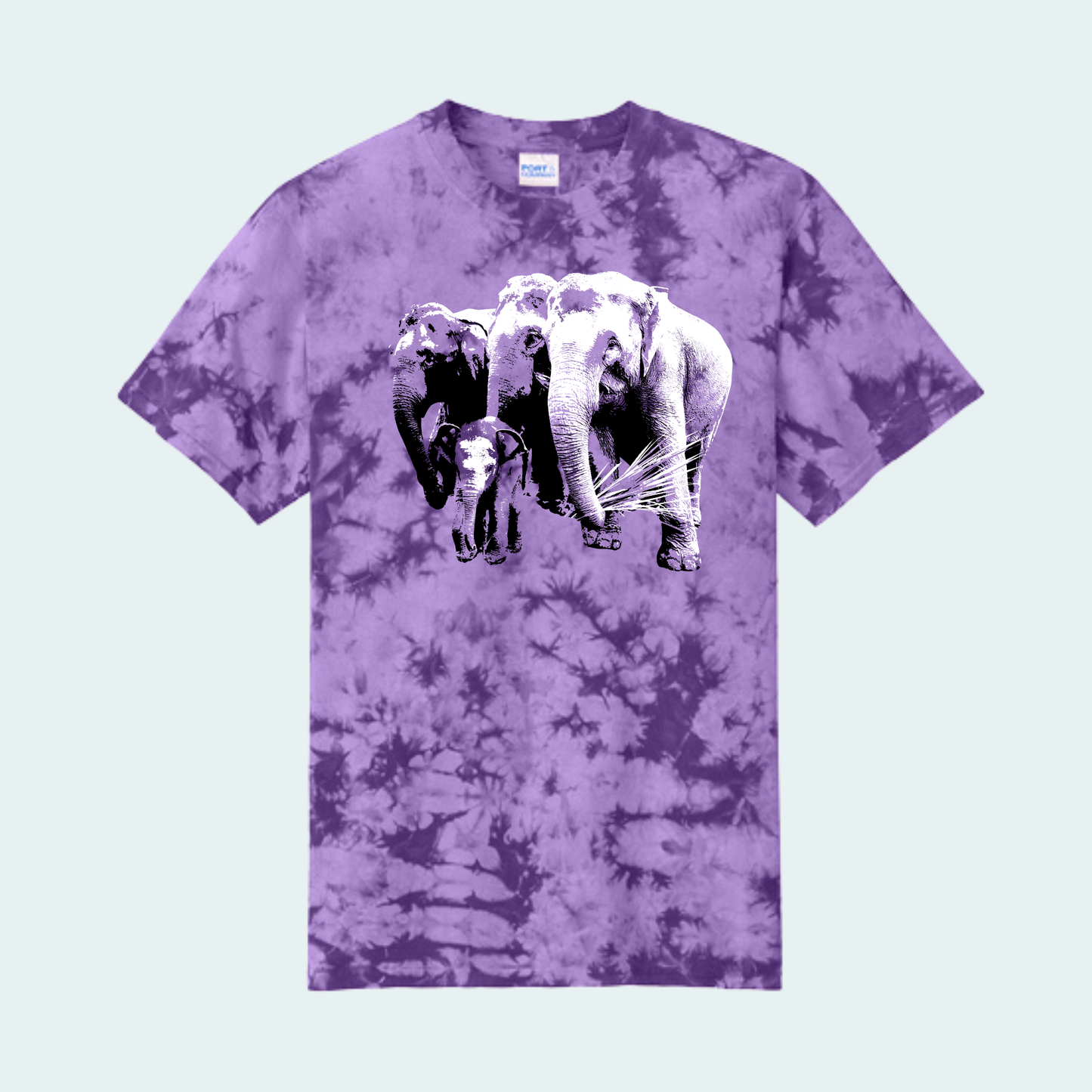 Asian Elephants Fundraiser (Limited Edition for June) Tie Dye Unisex Tee
