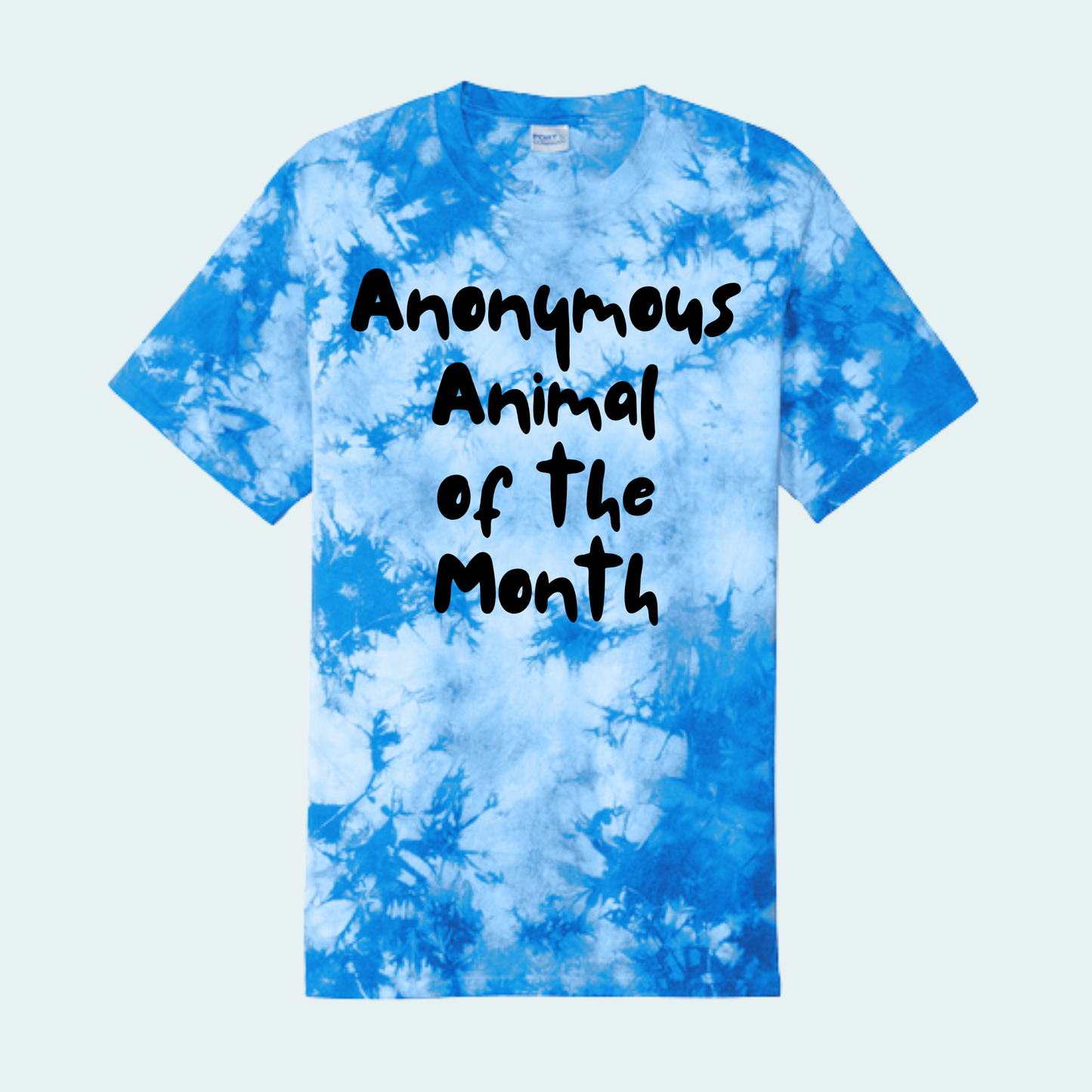 Anonymous Animal of the Month Tie Dye Unisex Tee